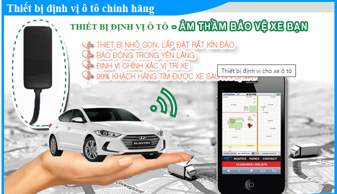 lap dinh vi o to xe tu lai tai hai an