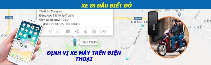 chip dinh vi o to xe may protrack