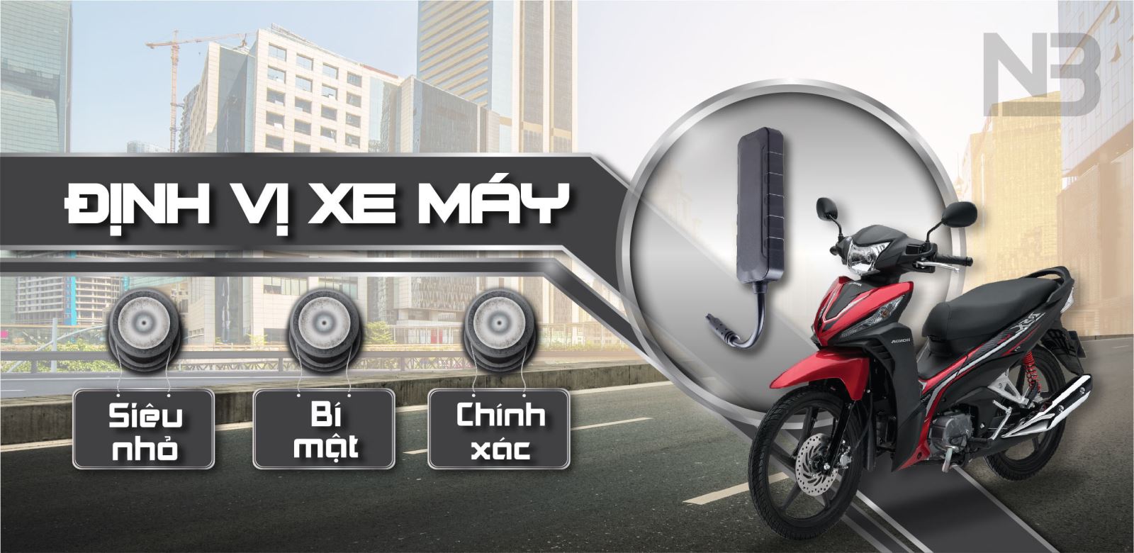 lap dinh vi xe may nam son